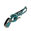 Allysa Payne The Tiffany Collection Turquoise Blue Embossed Croc Italian Leather