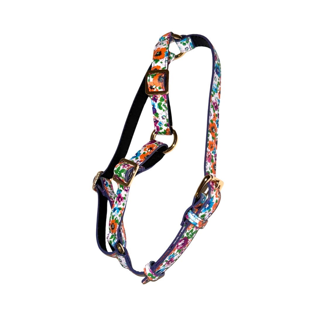 Allysa Payne Poppy & Pansy Italian Leather Luxury Dog Harness