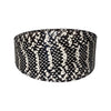 Black & White 3" Wide Style Snake Collar