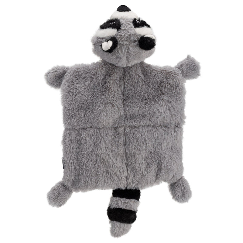 Dogline 17.5-Inch Raccoon Dog Toy with 4 Squeakers