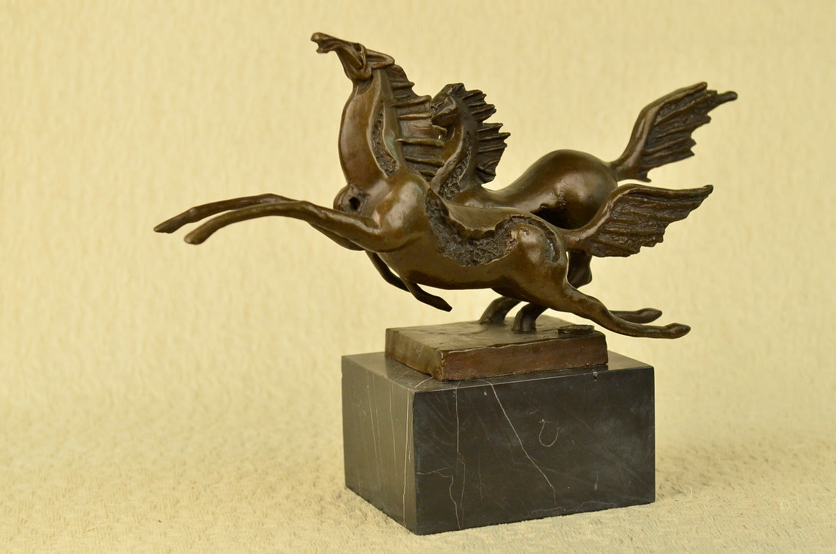 Signed Original Milo Dual Horses Horse Modern Art Abstract Sculpture Statue SALE