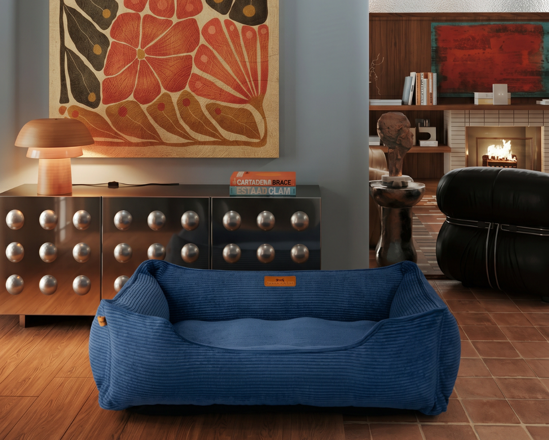 Chester & Lee | Fancy Corduroy Sleeper Dog Bed