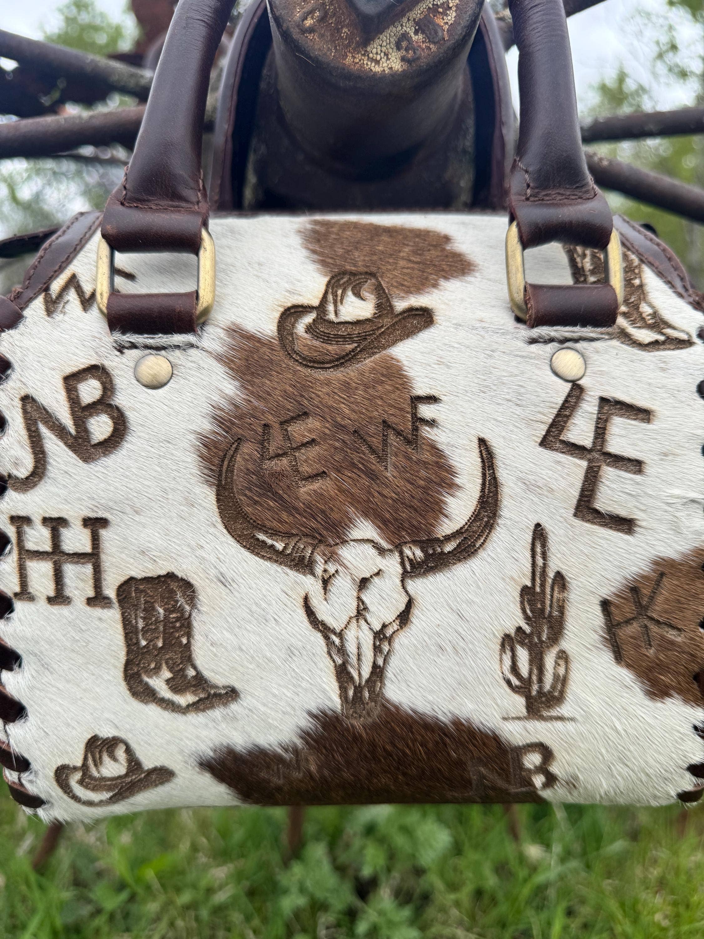 Open Range Western Speedy Genuine Leather Purse + Coin Purse