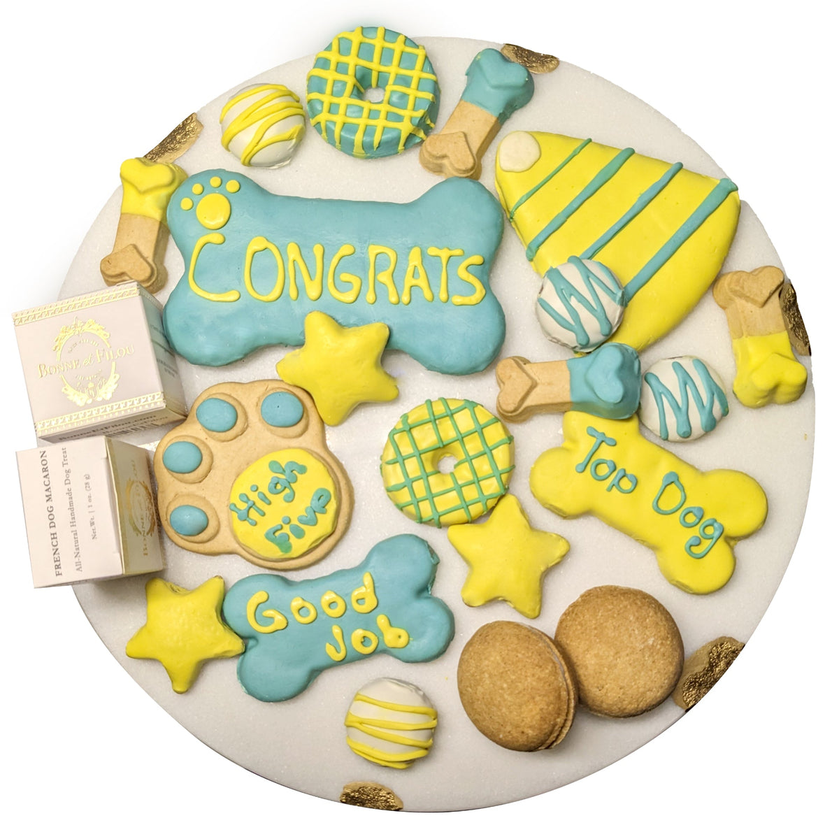 Bonne et Filou – Congrats Dog Treat Gift Box