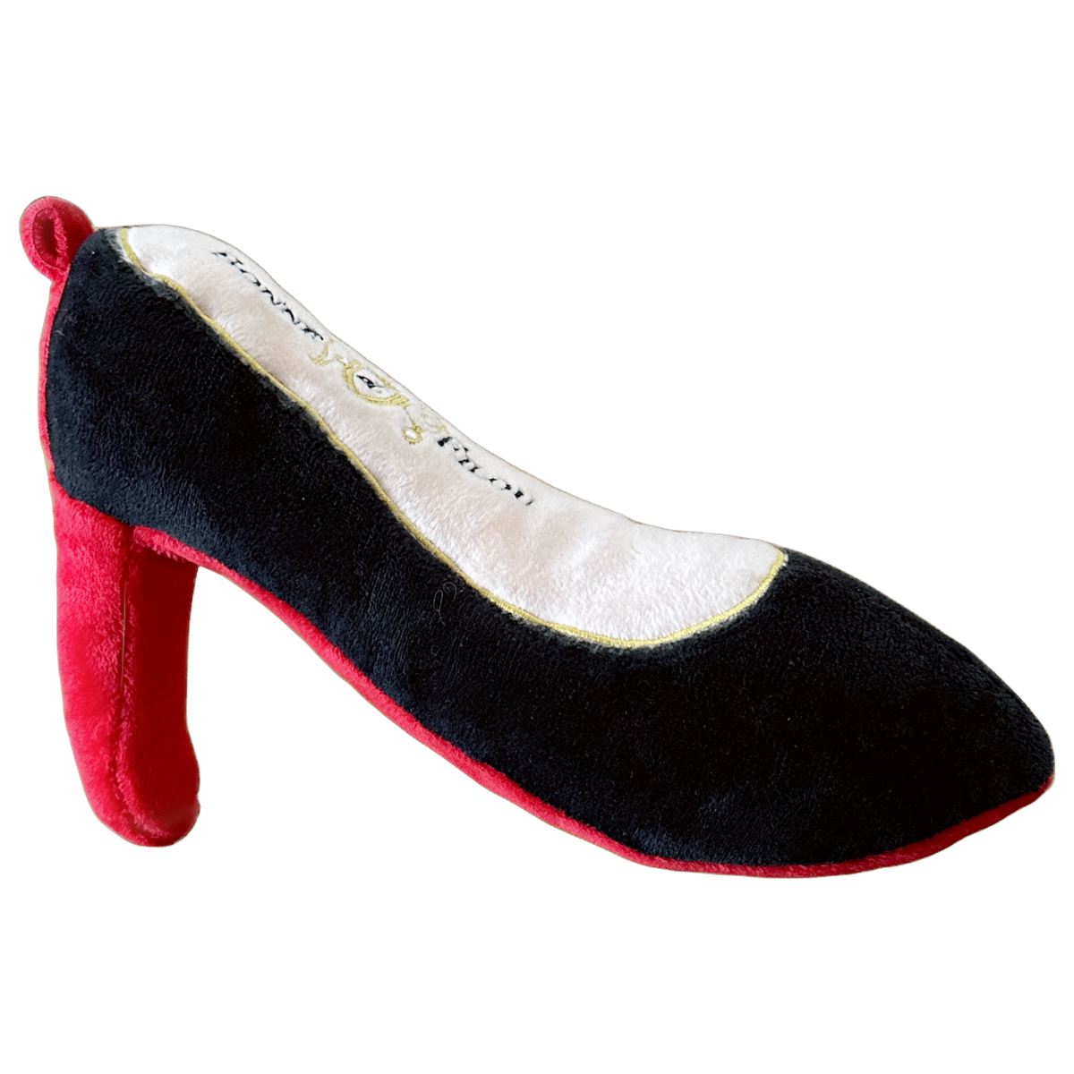 Bonne et Filou – Red Heel Squeaky Dog Shoe Toy