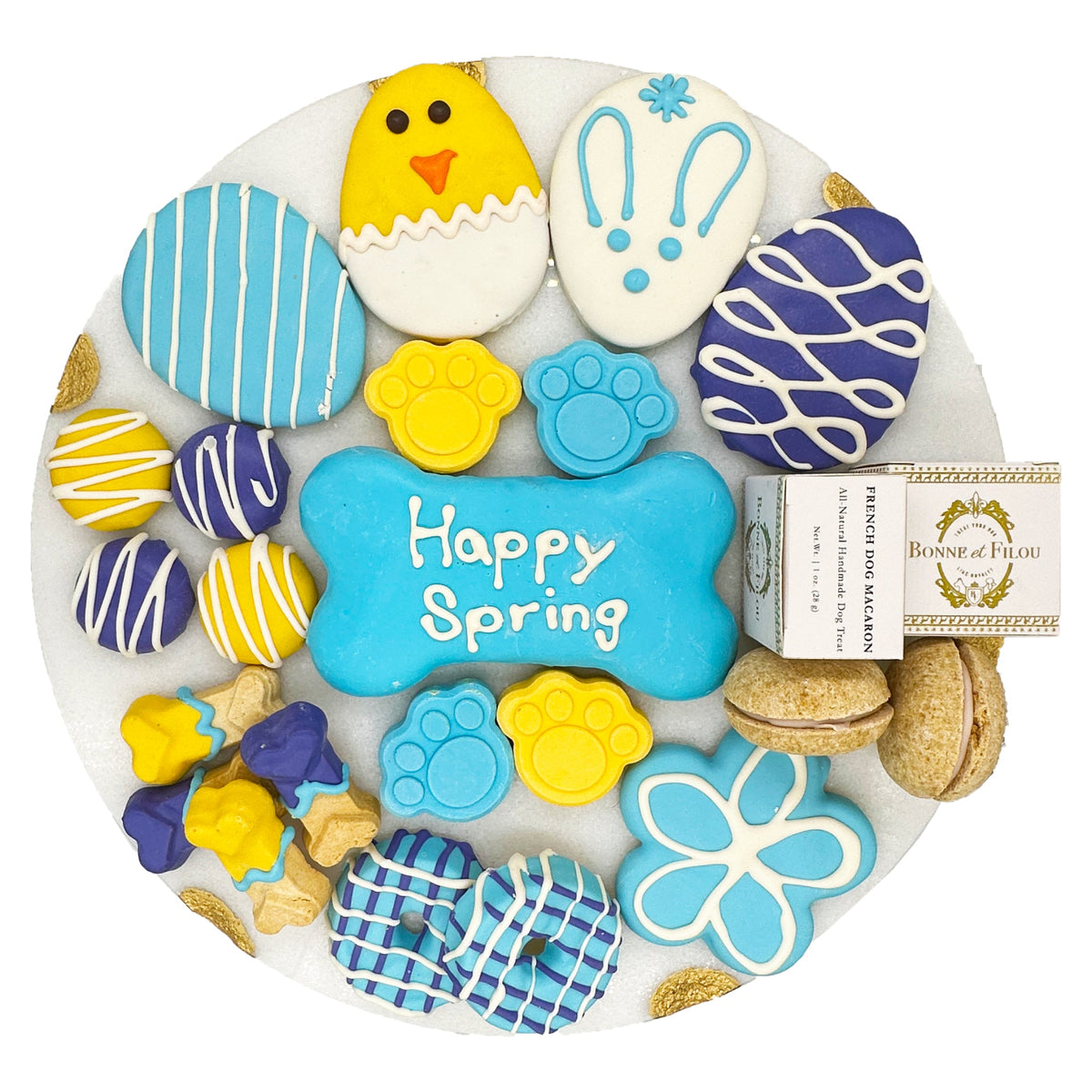 Bonne et Filou – Spring Dog Treat Gift Box