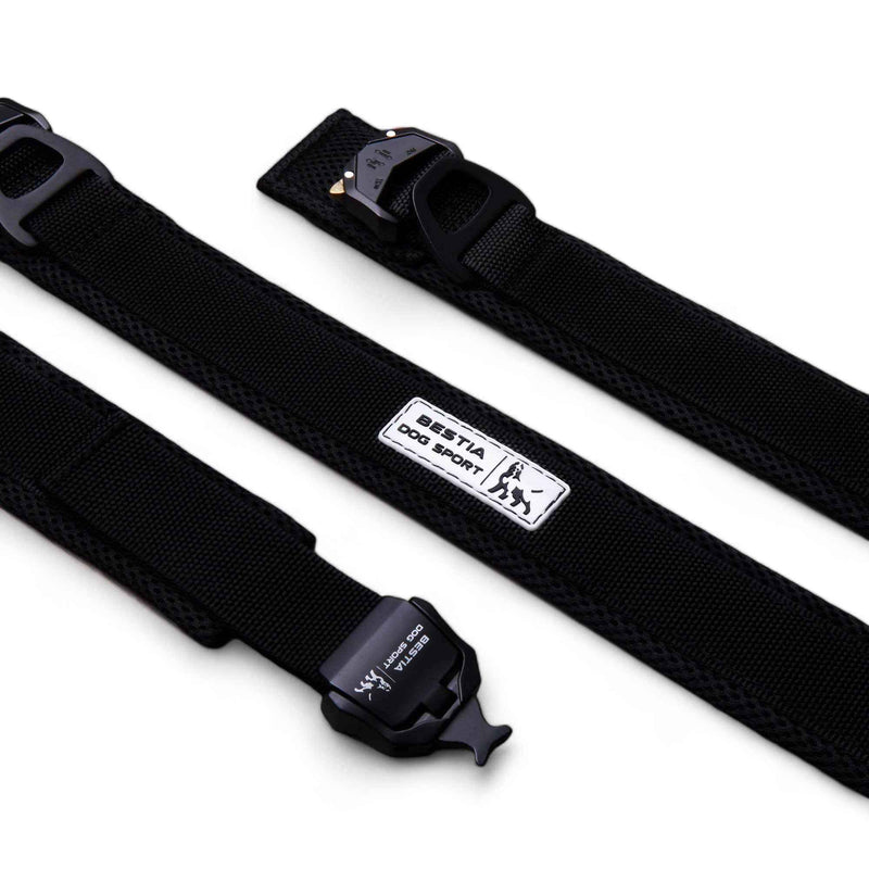 Bestia Dog Sport Fast Release Black Dog Collar