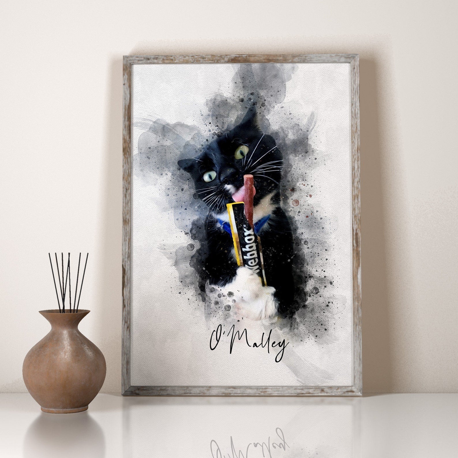 Watercolor Style Texture Portrait