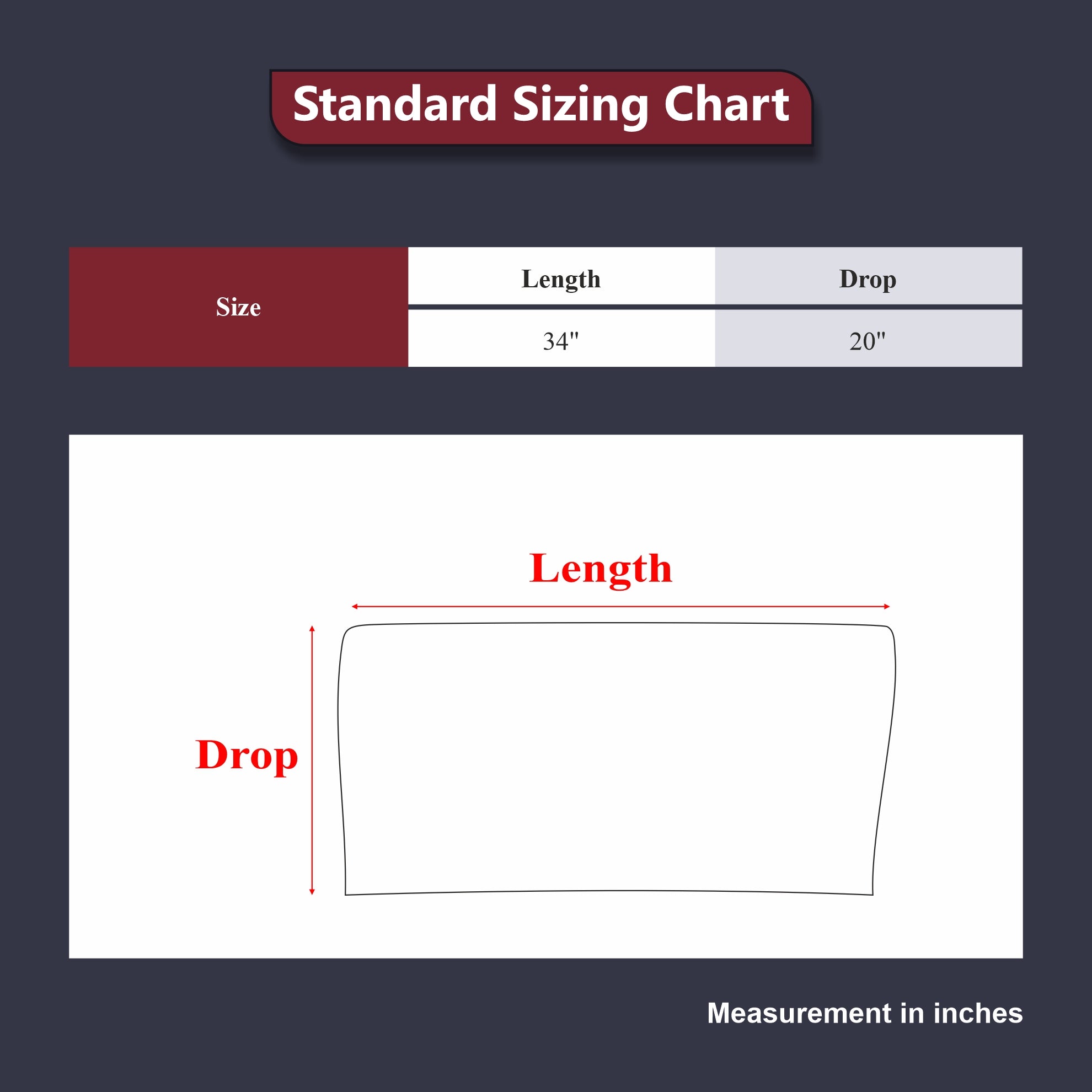 TuffRider Wyoming Contoured Single Weave Saddle Blanket Size Chart