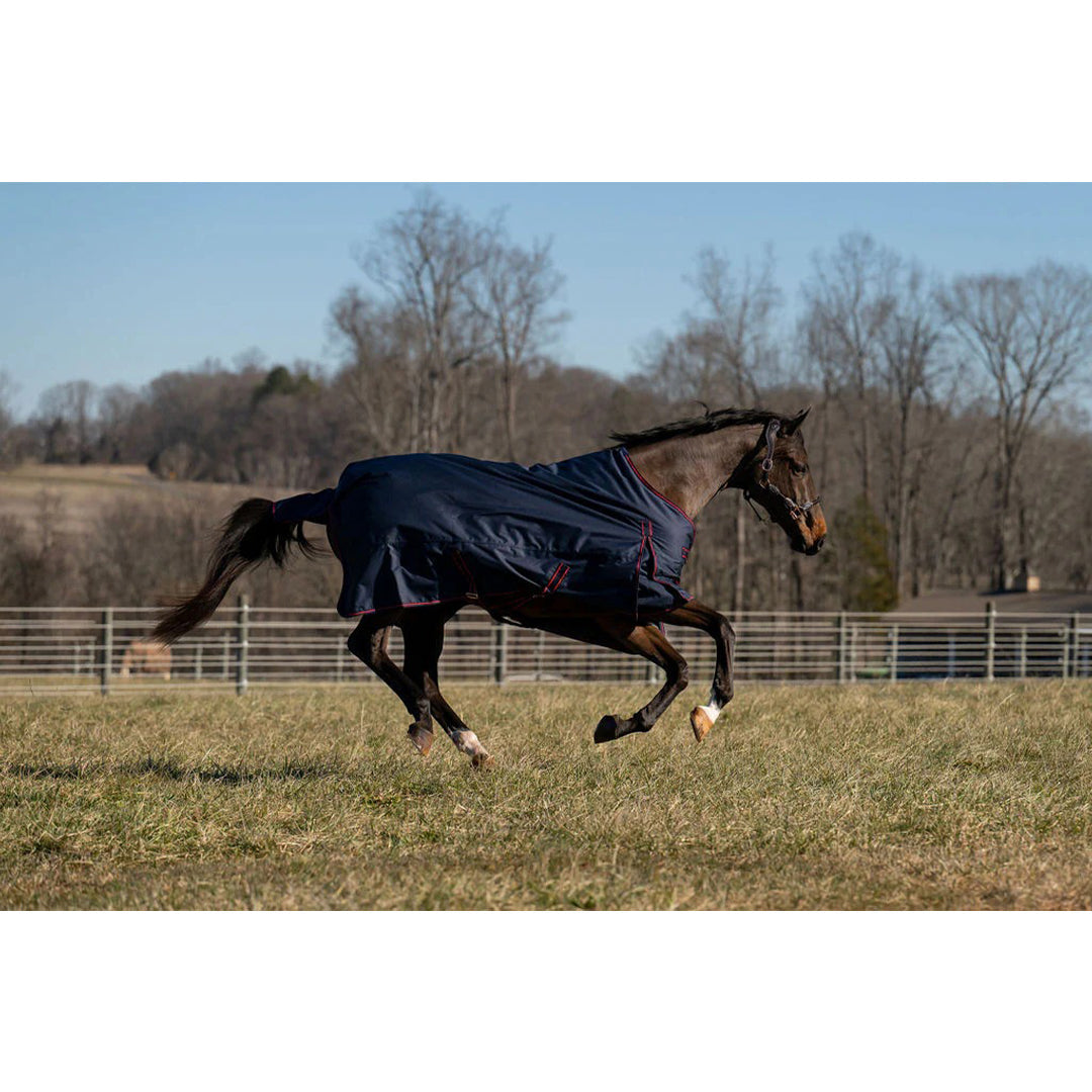 TuffRider 600 D Ripstop Standard Neck Light Weight Turnout Blanket with 100 GSM Fill