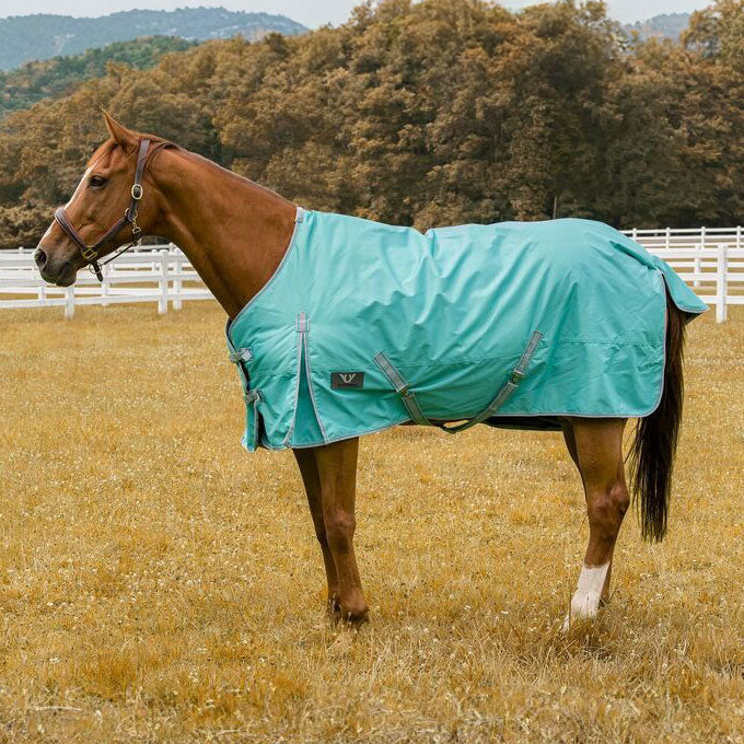 TuffRider 600 D Comfy Winter Ripstop Turnout Blanket Medium Weight 200 GSM Standard Neck