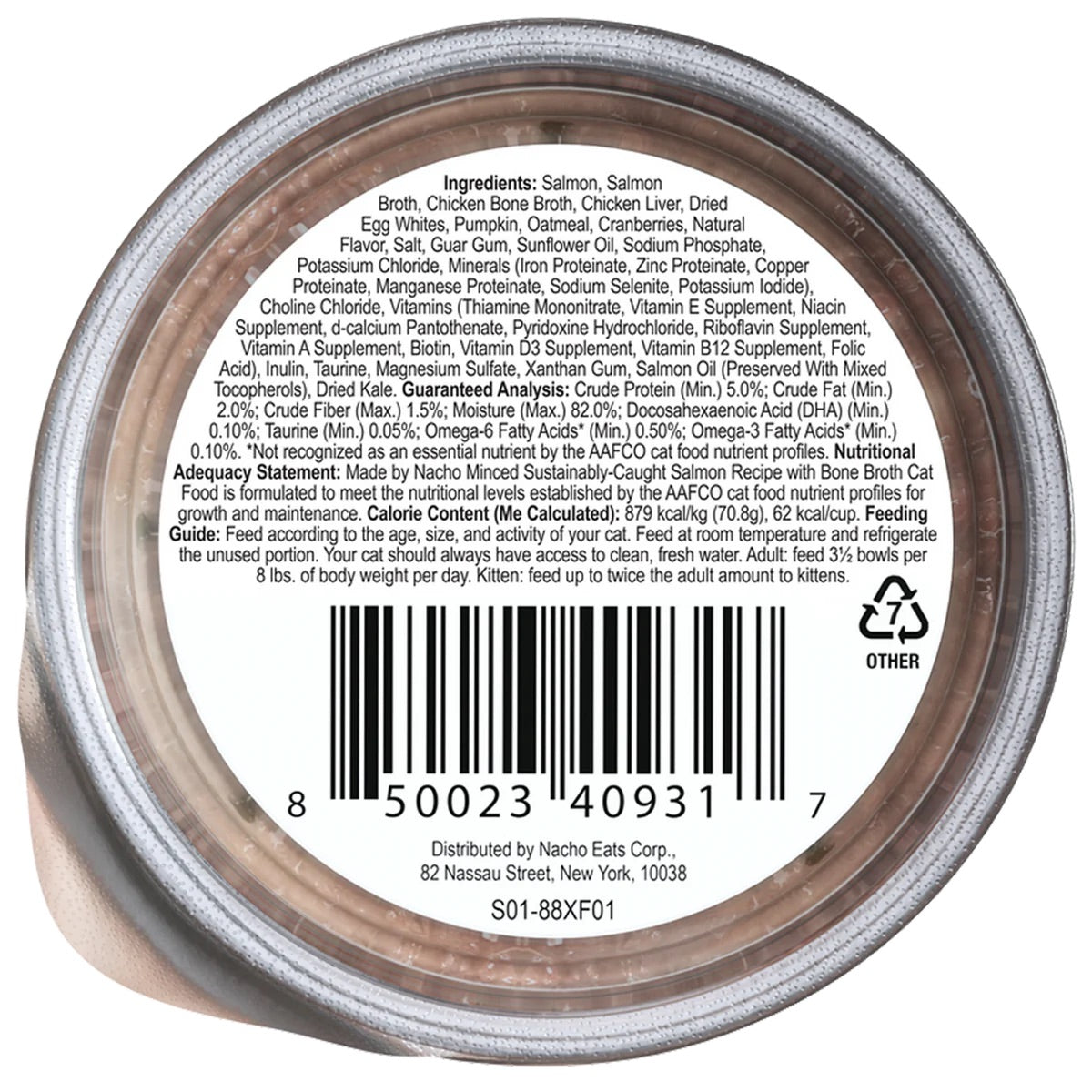 Made By Nacho Salmon/Bone Broth/Prebiotics Cat Cup (2.5oz)