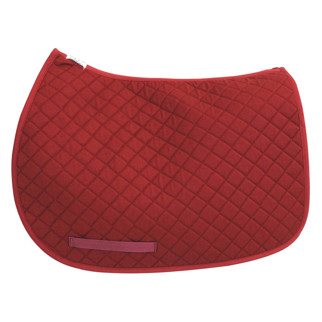 TuffRider Basic All Purpose Horse Riding Saddle Pad | Wither Relief Brushed Underside for Training and Competition