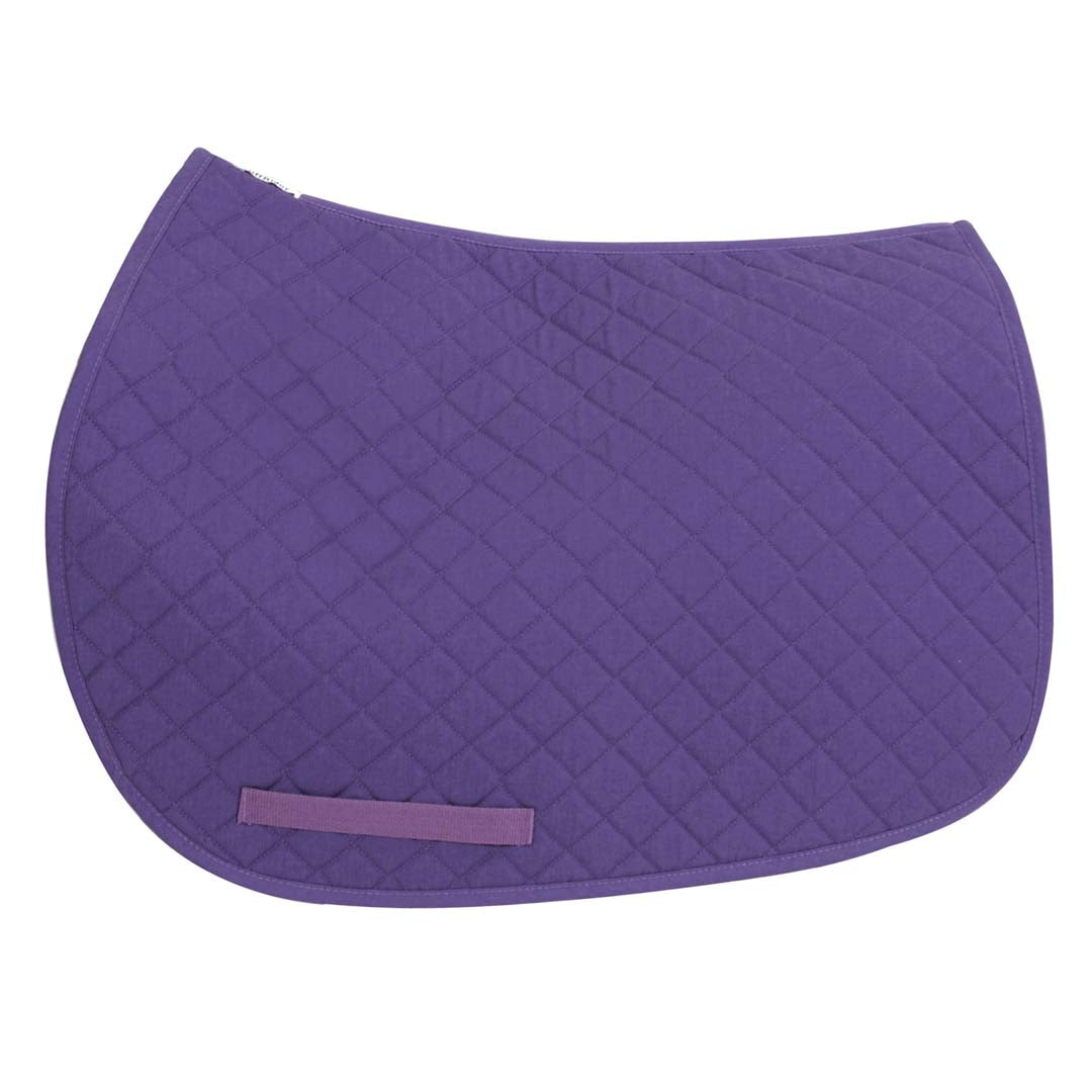 TuffRider Basic All Purpose Horse Riding Saddle Pad | Wither Relief Brushed Underside for Training and Competition