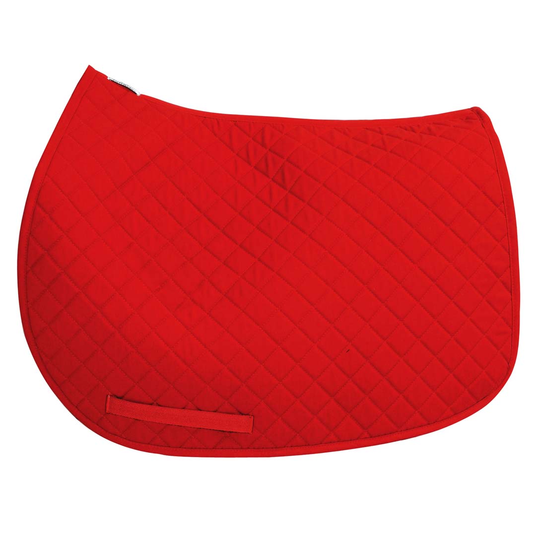TuffRider Basic All Purpose Horse Riding Saddle Pad | Wither Relief Brushed Underside for Training and Competition