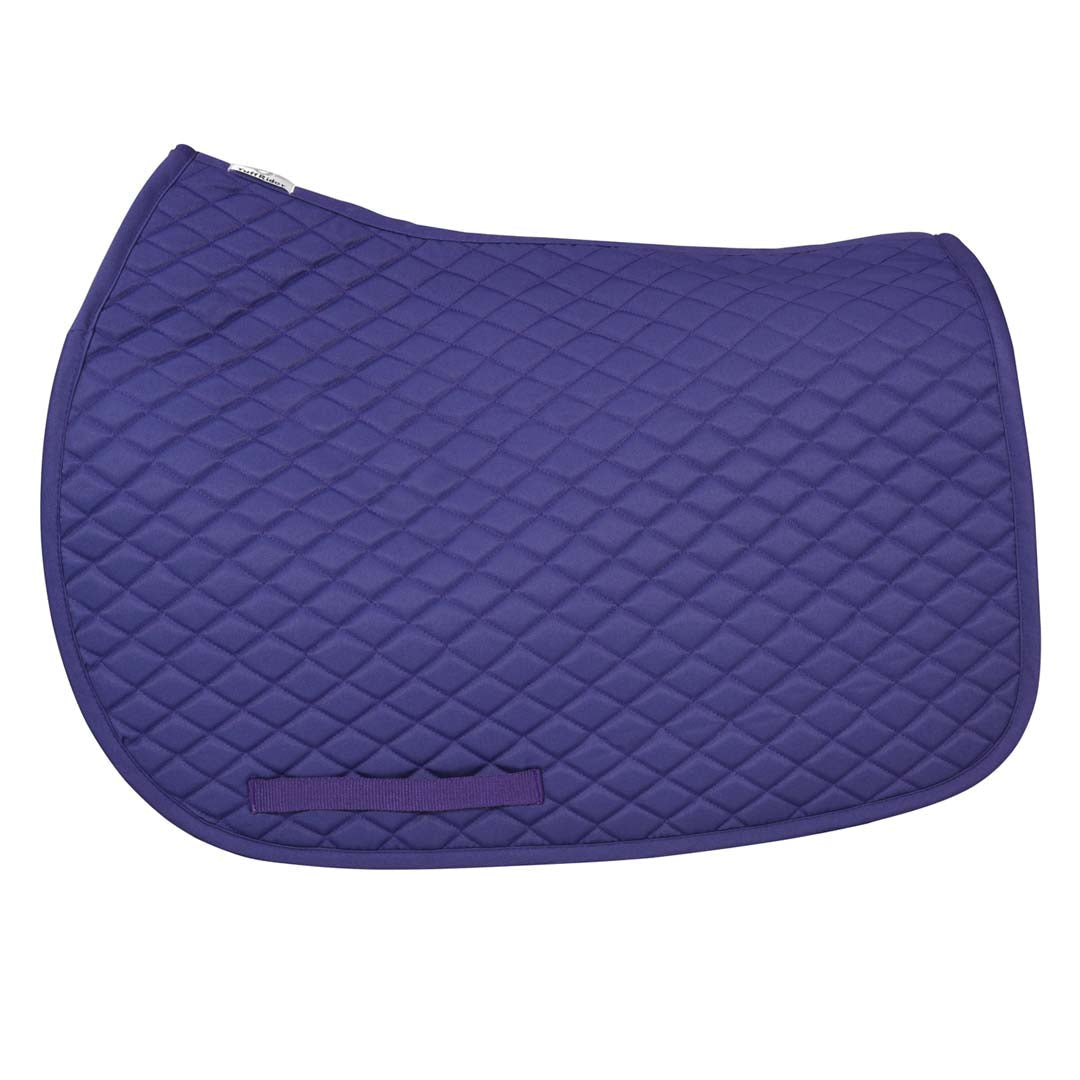 TuffRider Basic All Purpose Horse Riding Saddle Pad | Wither Relief Brushed Underside for Training and Competition