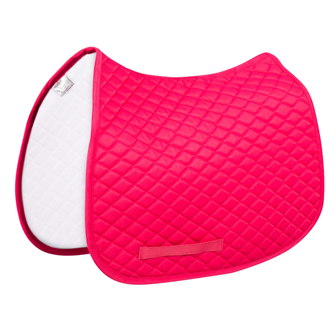 TuffRider Basic All Purpose Horse Riding Saddle Pad | Wither Relief Brushed Underside for Training and Competition