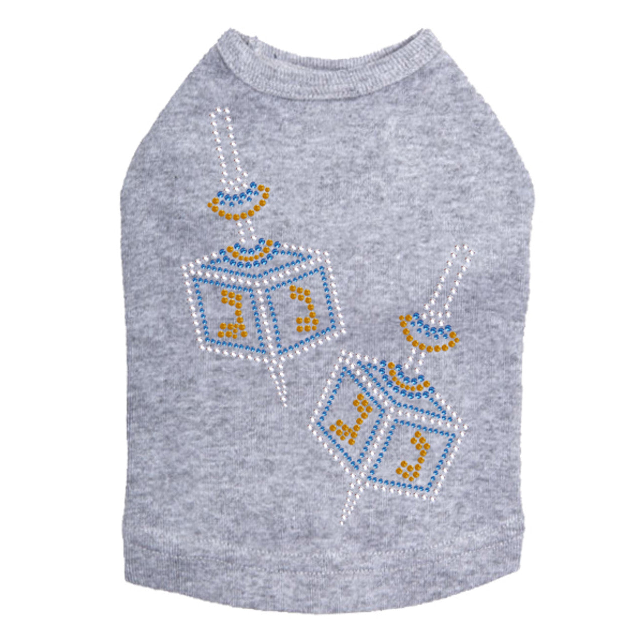 Dreidel - Large (Blue, Silver, & Gold) - Dog Tank
