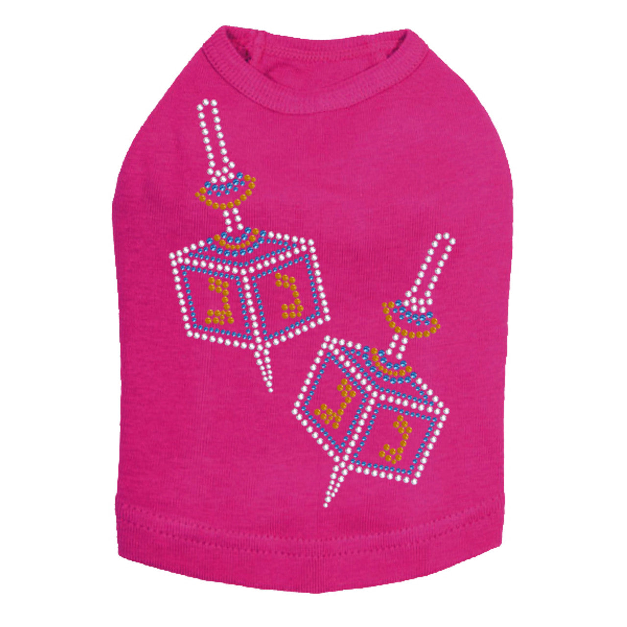 Dreidel - Large (Blue, Silver, & Gold) - Dog Tank