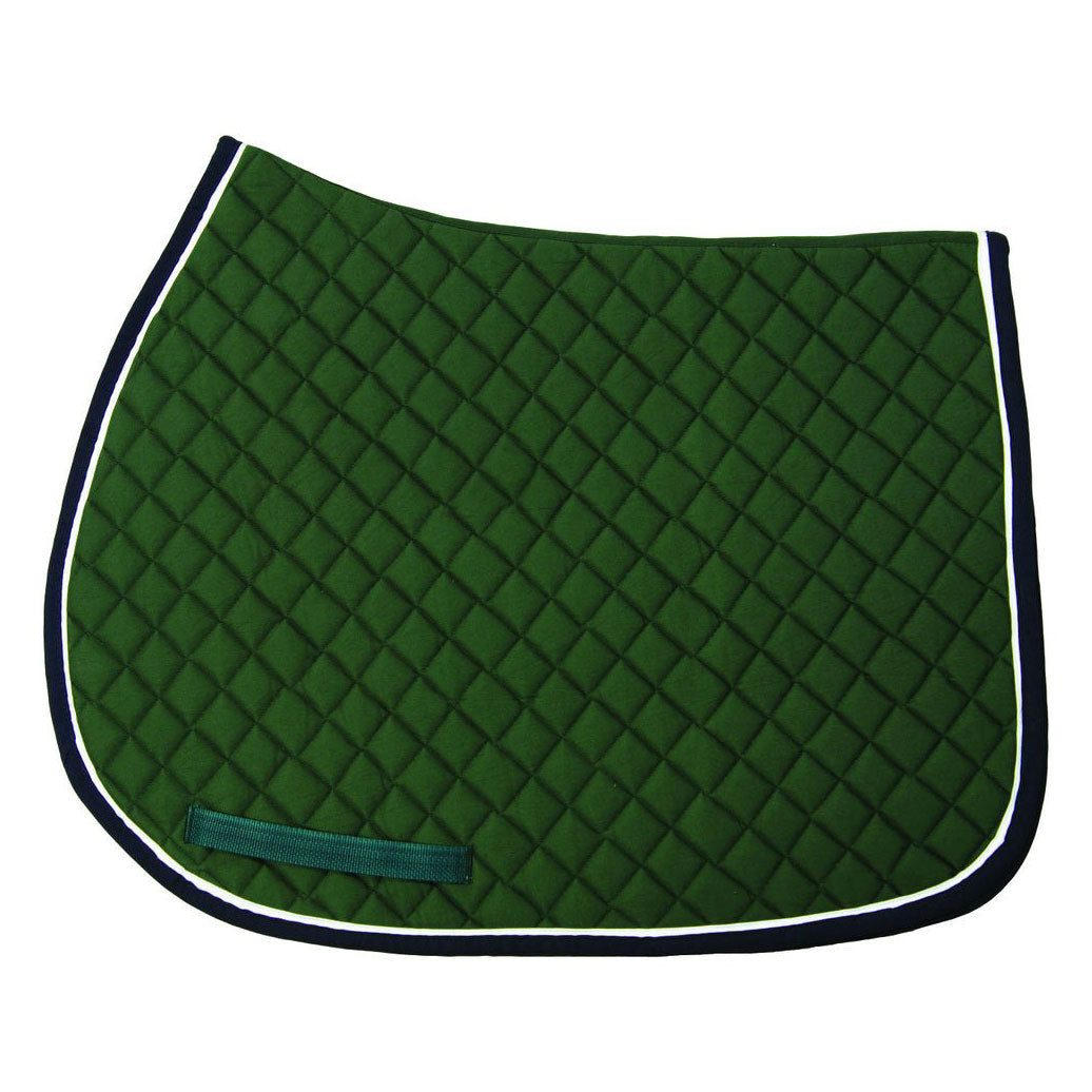 TuffRider Basic All Purpose Saddle Pad with Trim and Piping