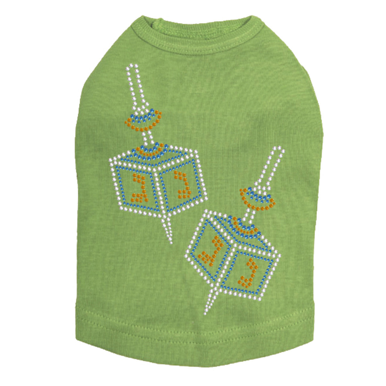 Dreidel - Large (Blue, Silver, & Gold) - Dog Tank