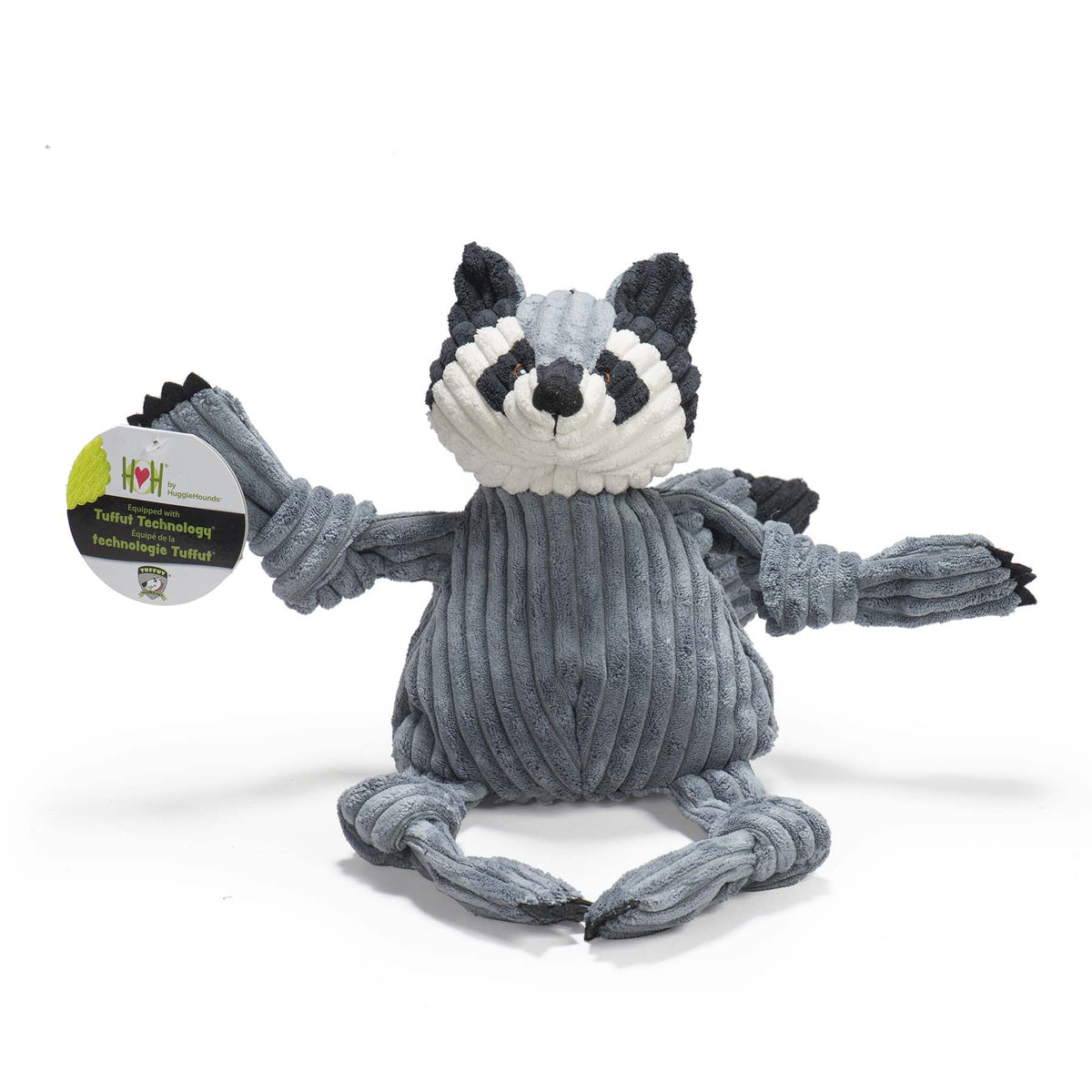 Reggie Raccoon Knottie Plush Dog Toy