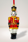 KRG White Tiger Body Polish Glass Ornament