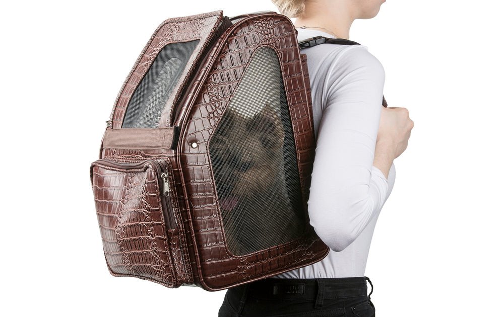 Rio Bag On Wheels - Brown Croco