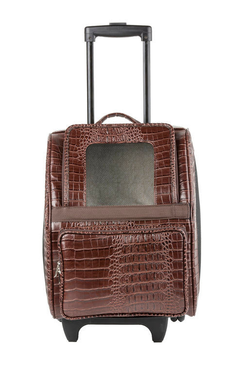 Rio Bag On Wheels - Brown Croco