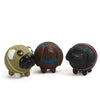 Assorted Ruff-Tex HuggleMuttTM Latex Balls Dog Toys, 3 Pack, Small