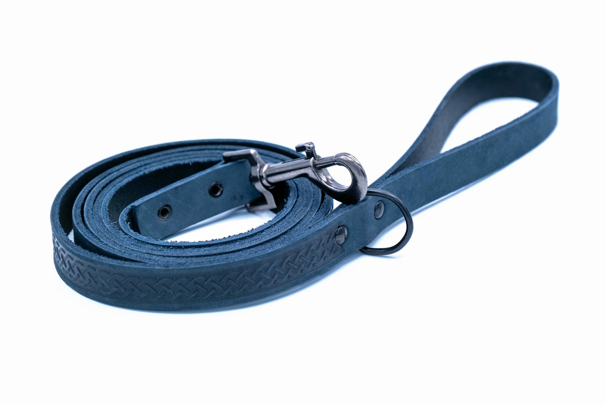 Euro-Dog Celtic Sport Leather Dog Collar & Leash Set
