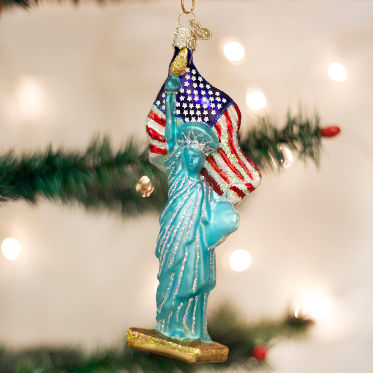 Old World Christmas: Statue Of Liberty Christmas Ornament