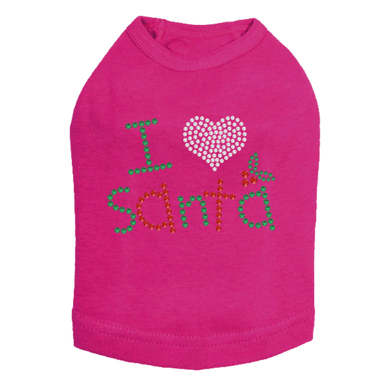 I Love Santa - Dog Tank