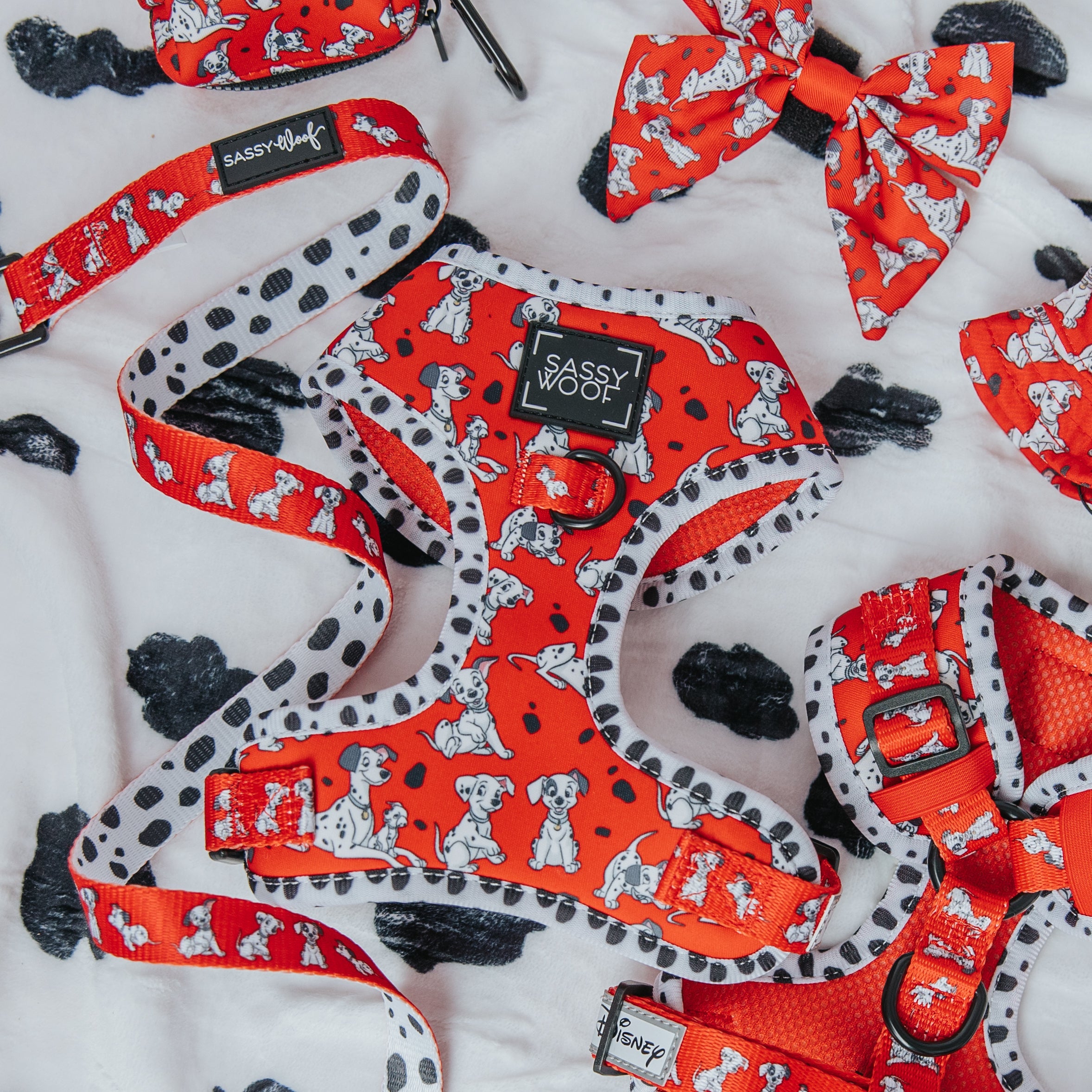 Dog Adjustable Harness - Disneys 101 Dalmatians