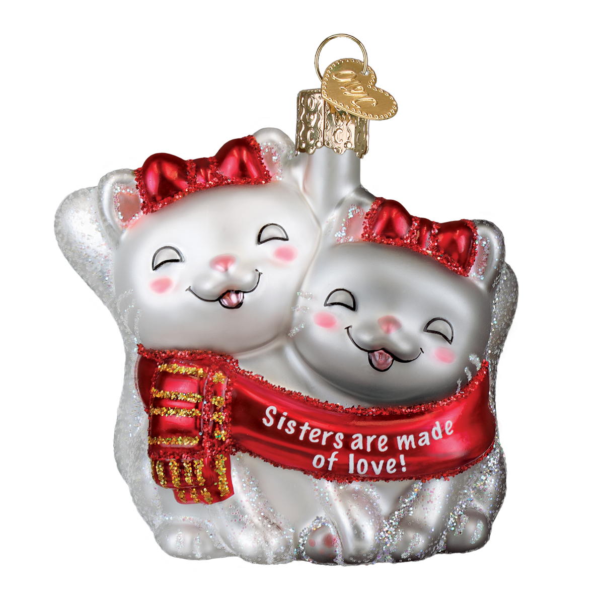 Old World Christmas: Sister Love Christmas Ornament