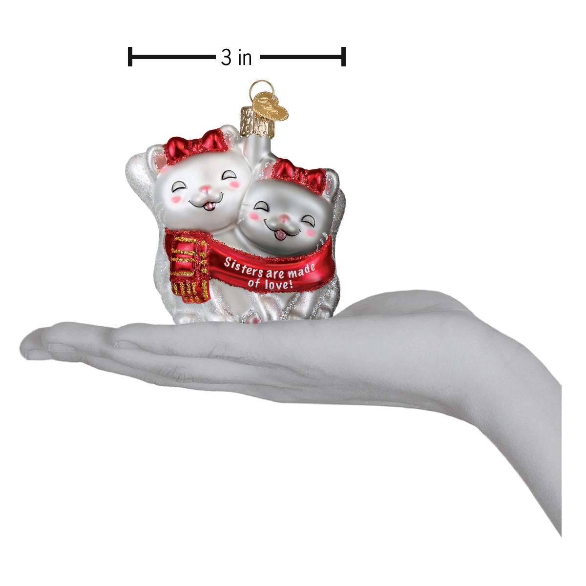 Old World Christmas: Sister Love Christmas Ornament