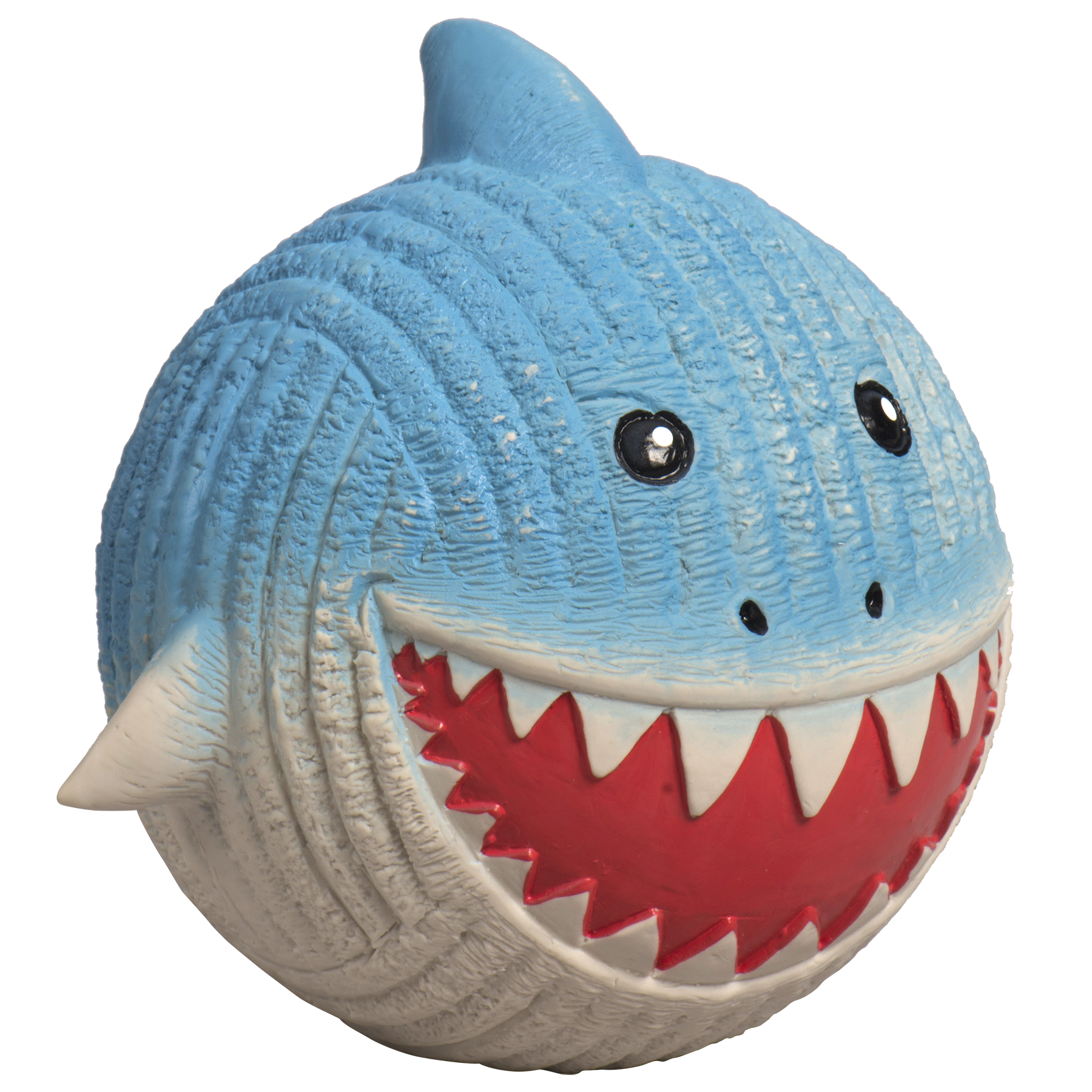 Finn the Shark Ruff-Tex Latex Ball Dog Toy, Large