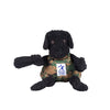 HuggleCauseTM, Warrior Canine Connection, Black Lab Luke Knottie Plush Dog Toy, Large