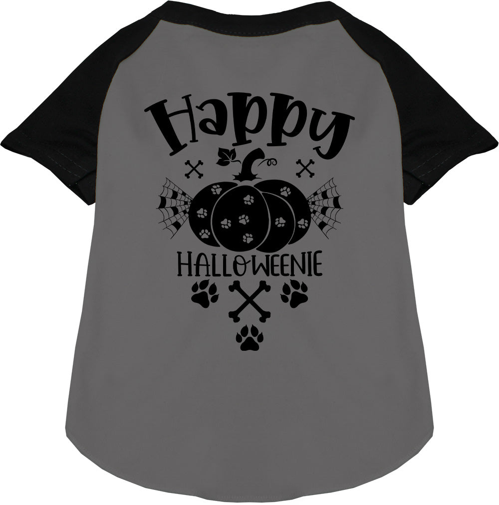 As You Wish Apparel – Happy Halloweenie Pet Raglan Shirt