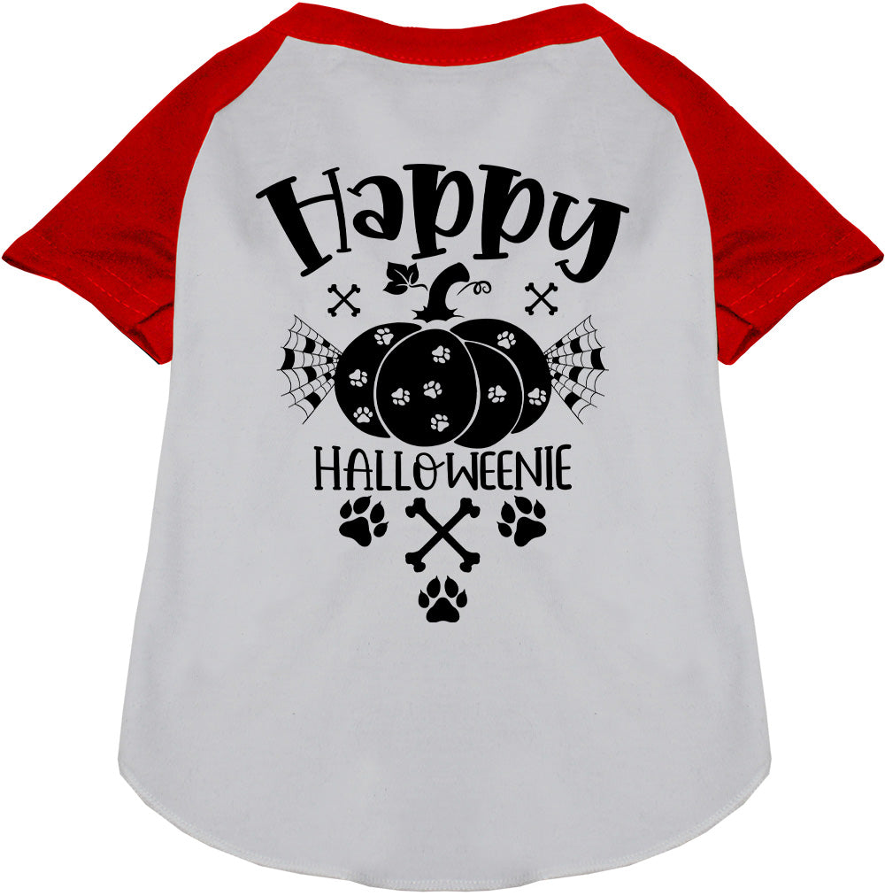 As You Wish Apparel – Happy Halloweenie Pet Raglan Shirt