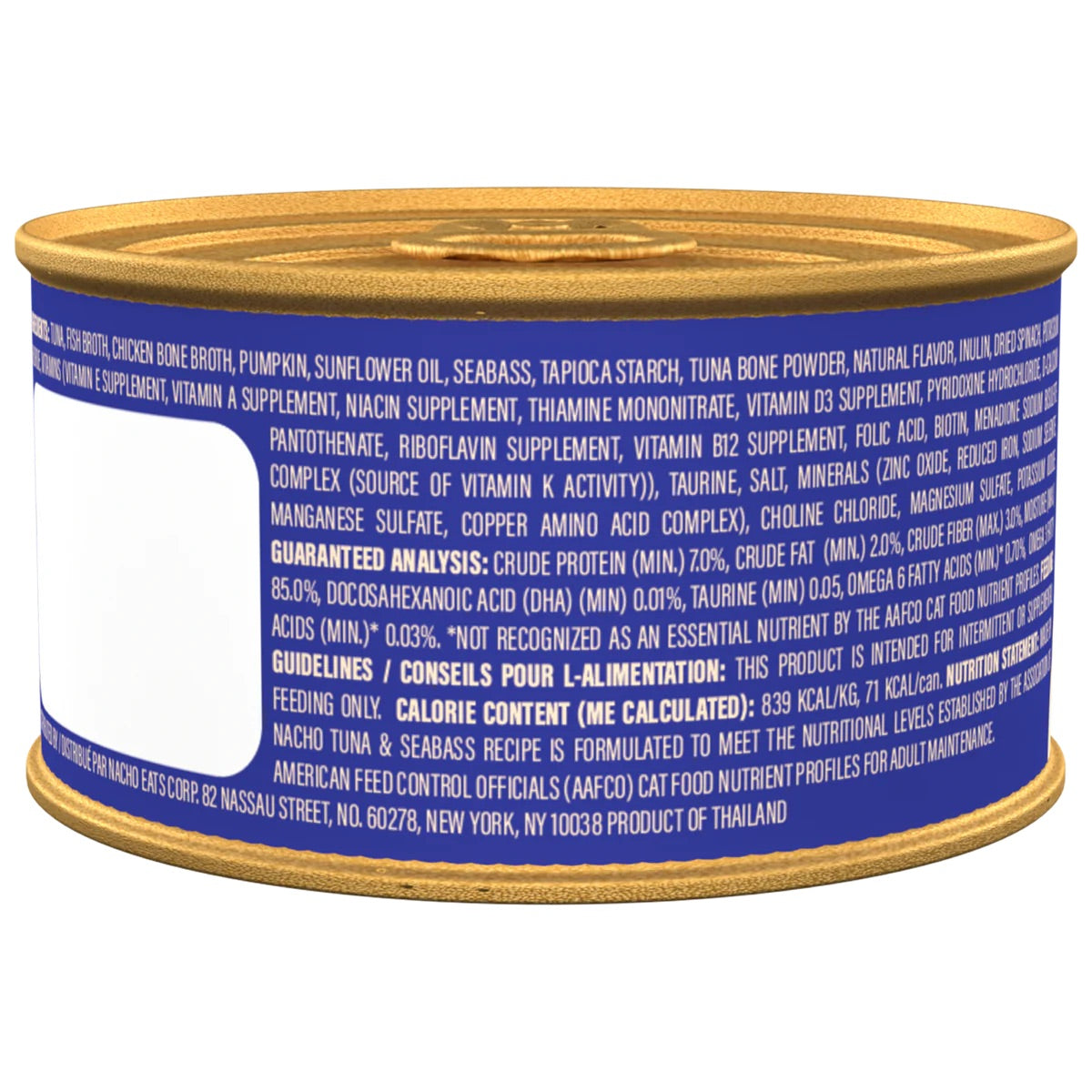 Made By Nacho Tuna/Bonito In Bone Broth Cat Can (3oz)