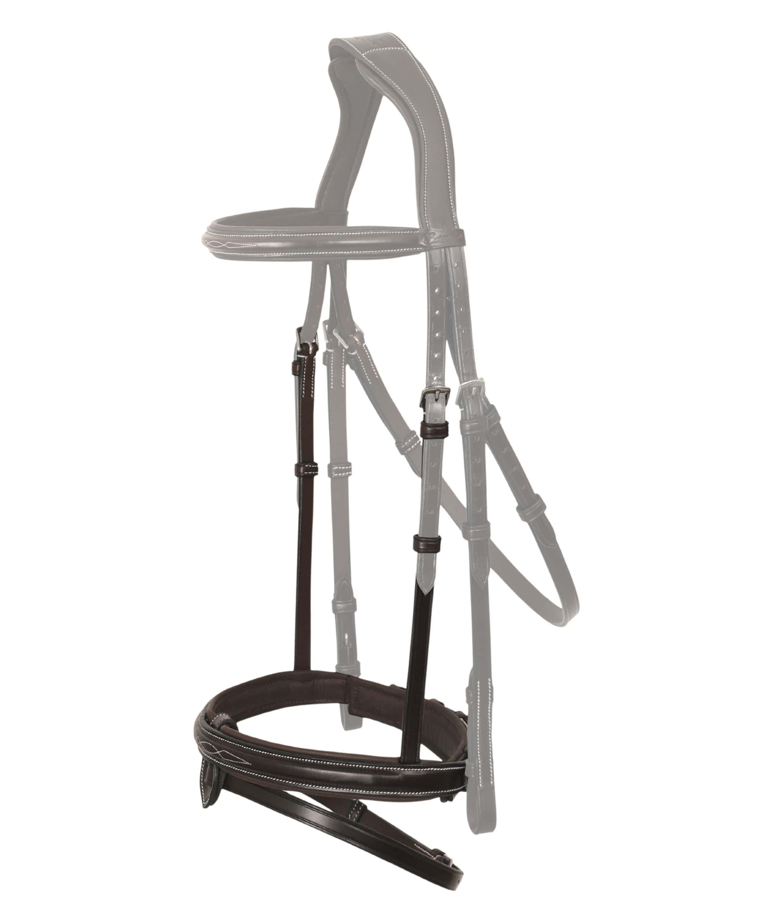 Replacement Noseband of ExionPro Designer Stitched Mono Crown Piece Snaffle Bridle - HT Animal Supply