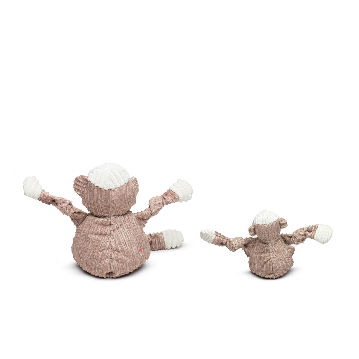 Stuey Sock Monkey Knottie Plush Dog Toy