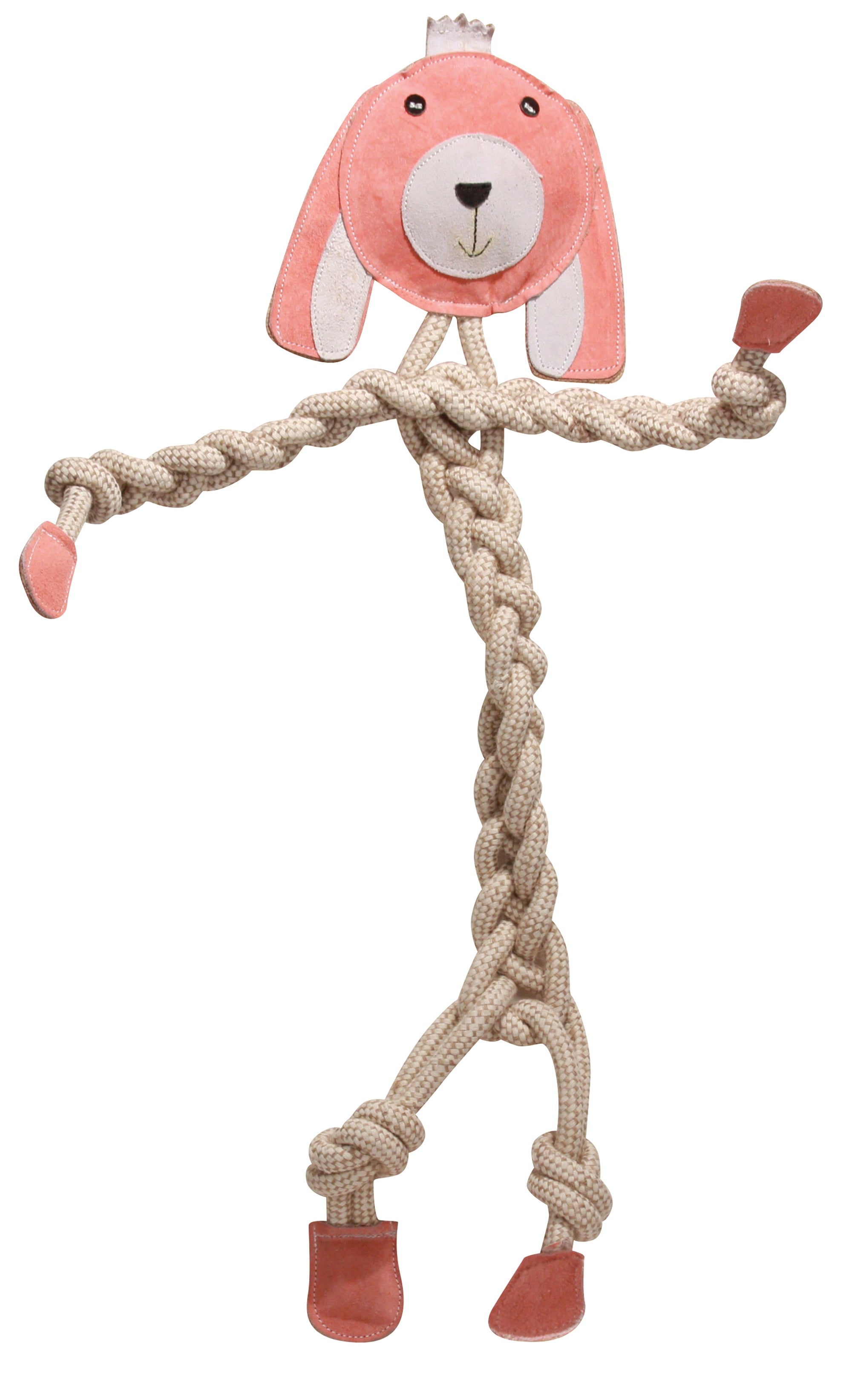 Natural Rope Knottie Dog Toys, 3 Pack, XL (16mm rope diameter)