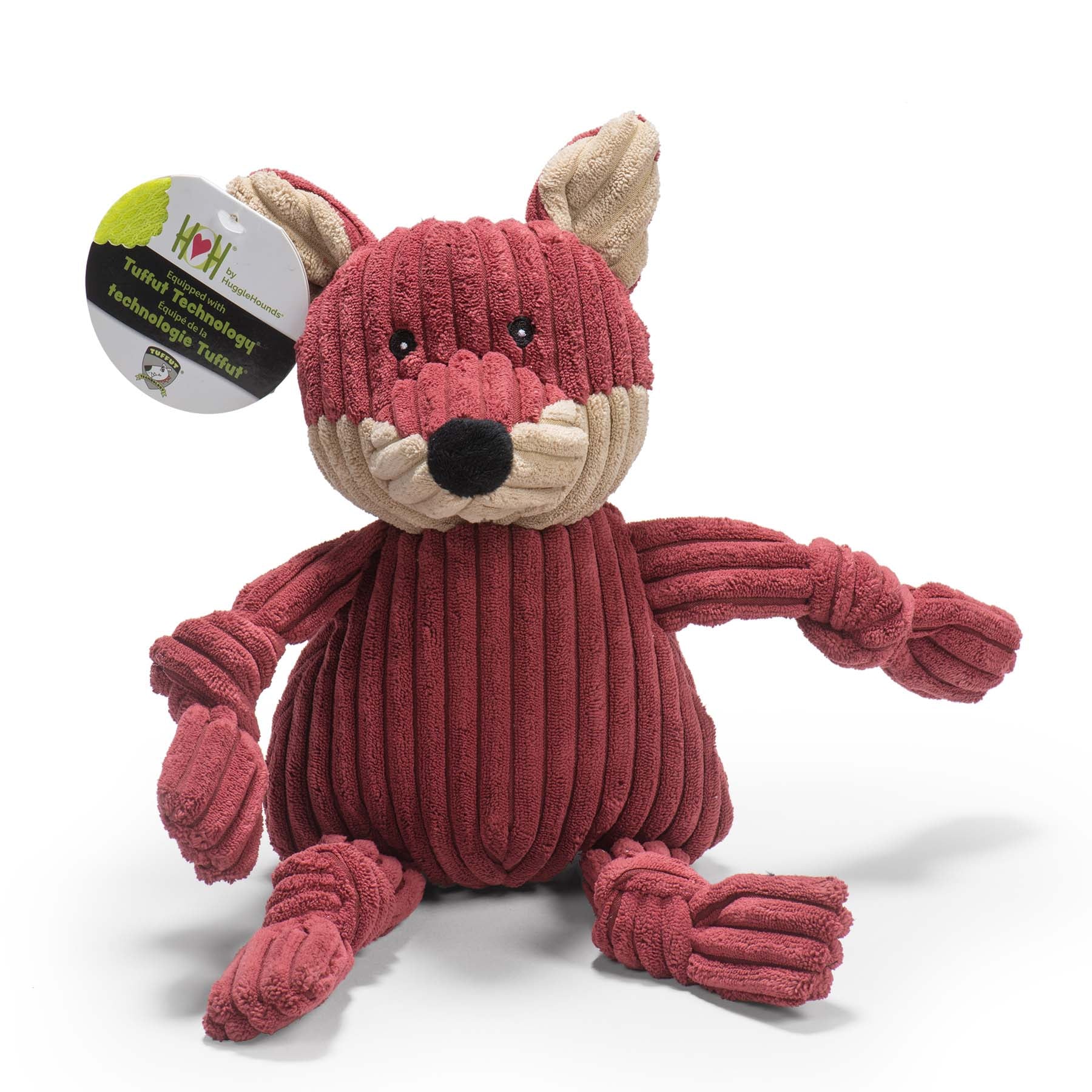 Sly Fox Knottie Plush Dog Toy