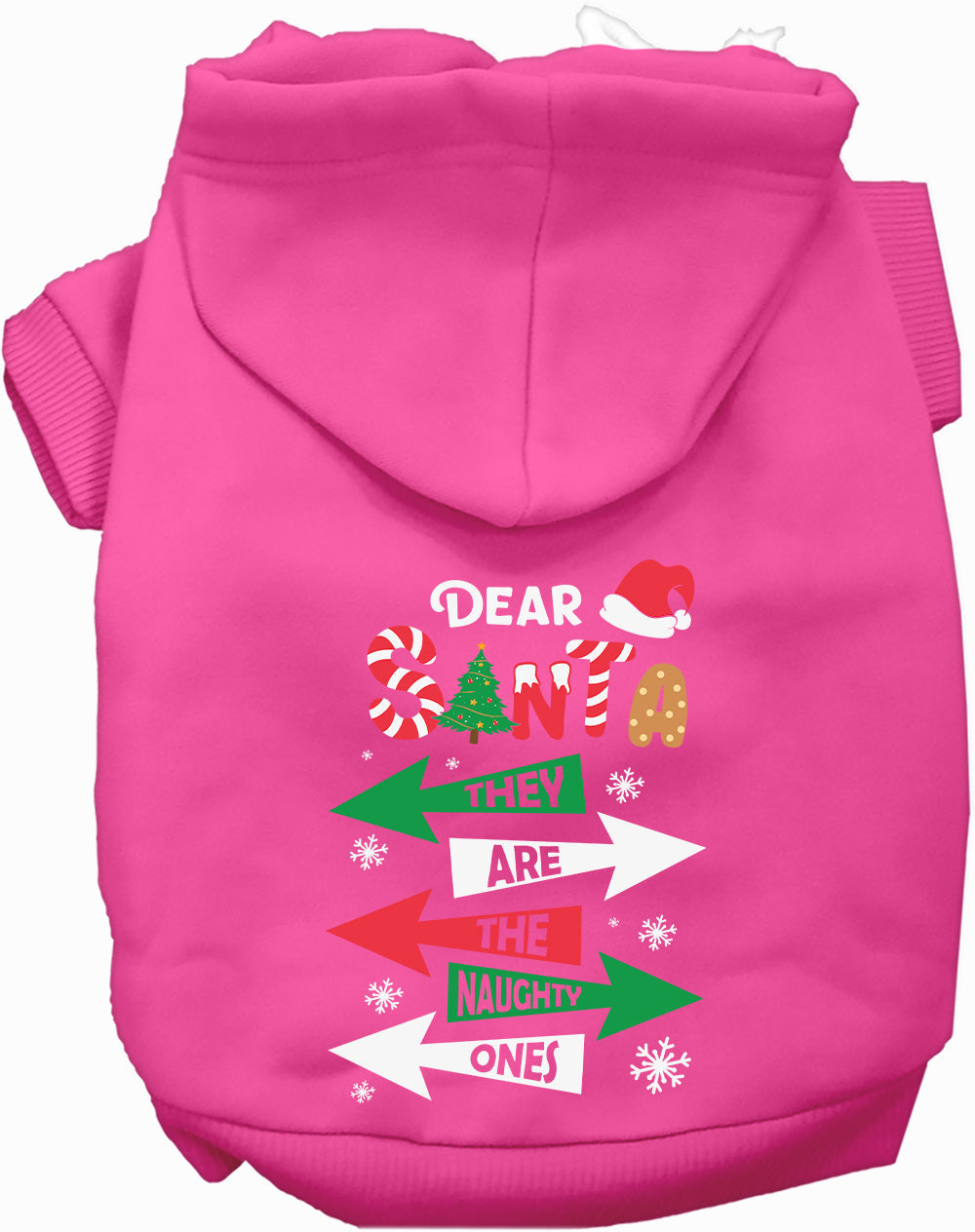 As You Wish Apparel – Theyre the Naughty Ones Christmas Pet Hoodie