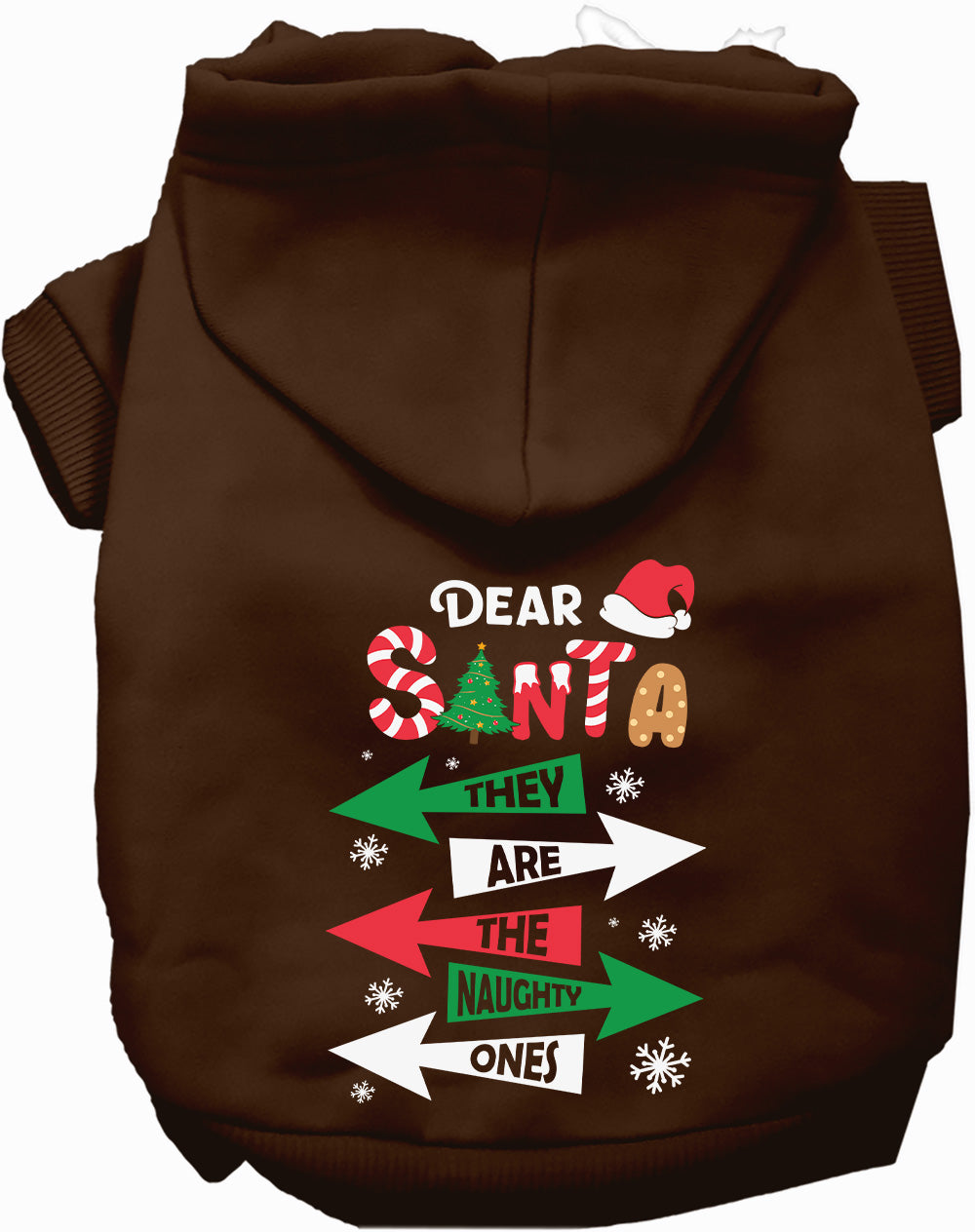 As You Wish Apparel – Theyre the Naughty Ones Christmas Pet Hoodie