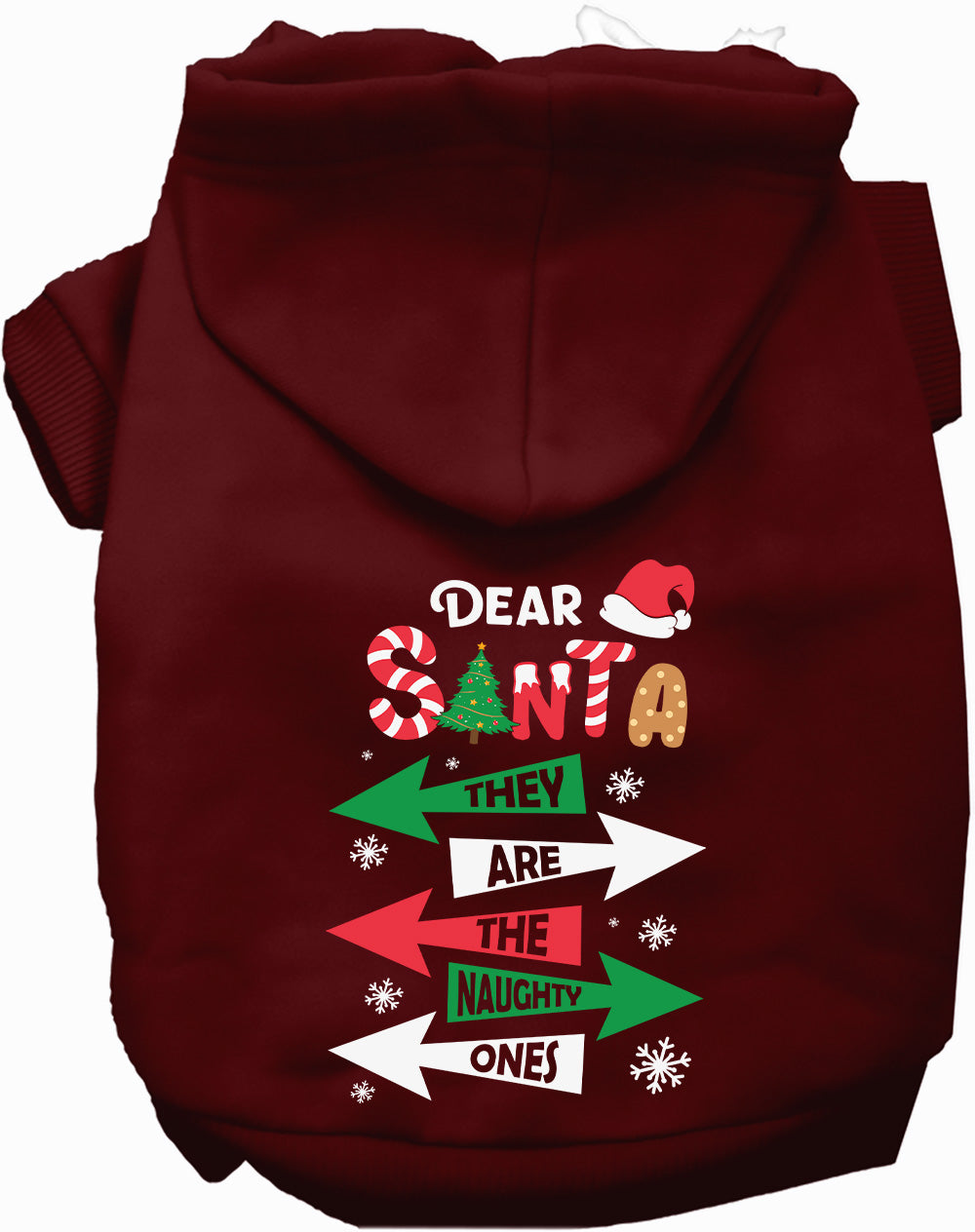 As You Wish Apparel – Theyre the Naughty Ones Christmas Pet Hoodie