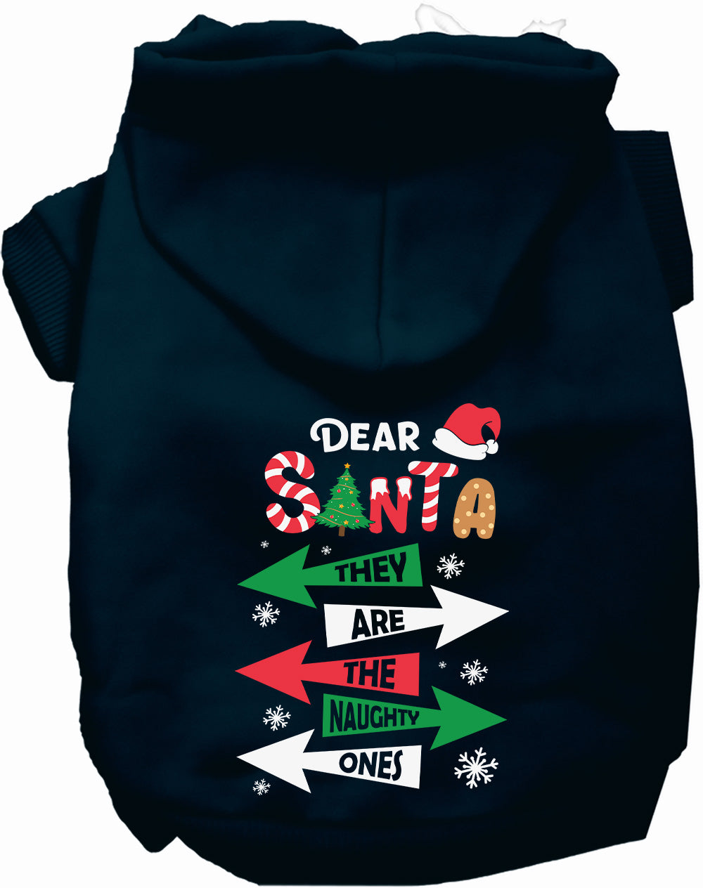As You Wish Apparel – Theyre the Naughty Ones Christmas Pet Hoodie