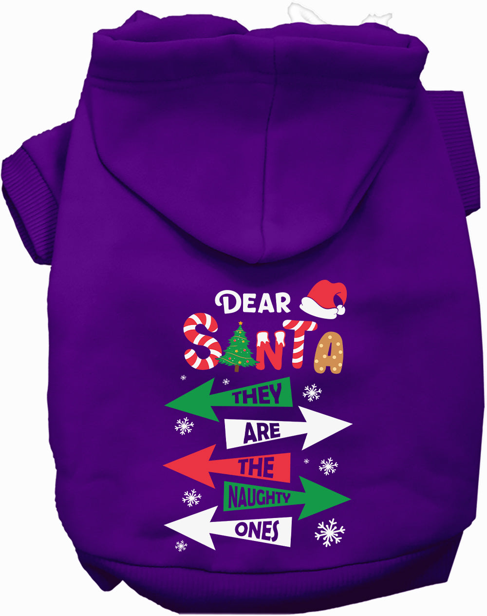 As You Wish Apparel – Theyre the Naughty Ones Christmas Pet Hoodie
